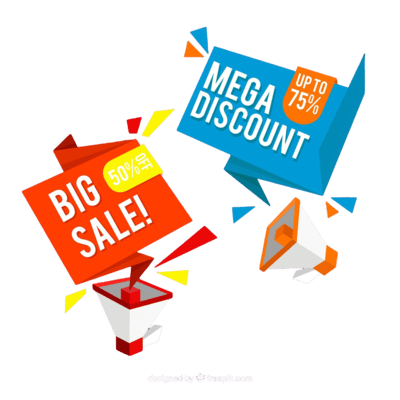 sale and discount logo